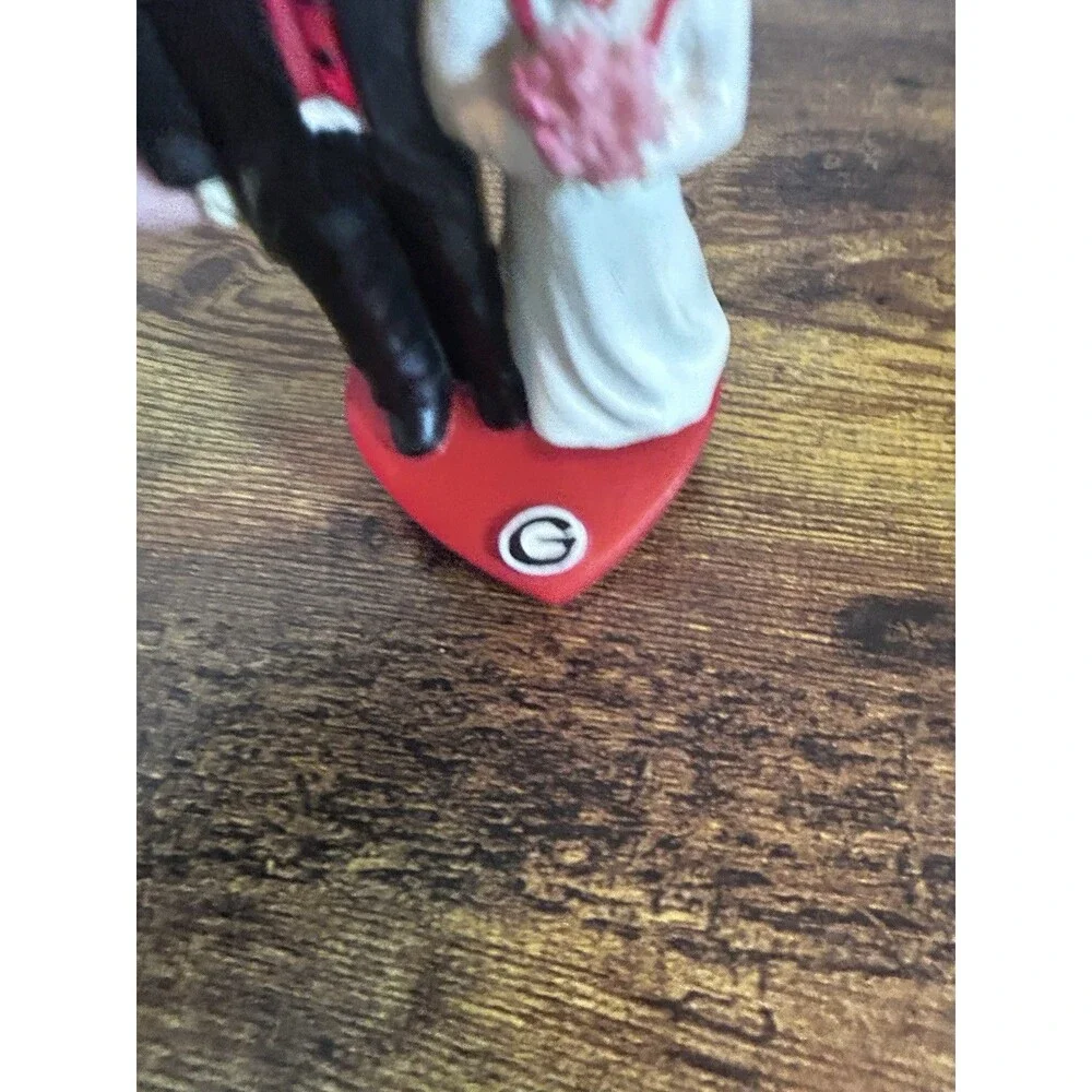Georgia Bulldogs Bride Groom Wedding Cake Topper Figurine UGA Dawgs G Logo Decor